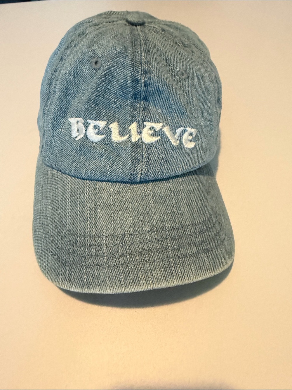 Official Cher "Here We Go Again" 2019 Tour "Believe" denim cap